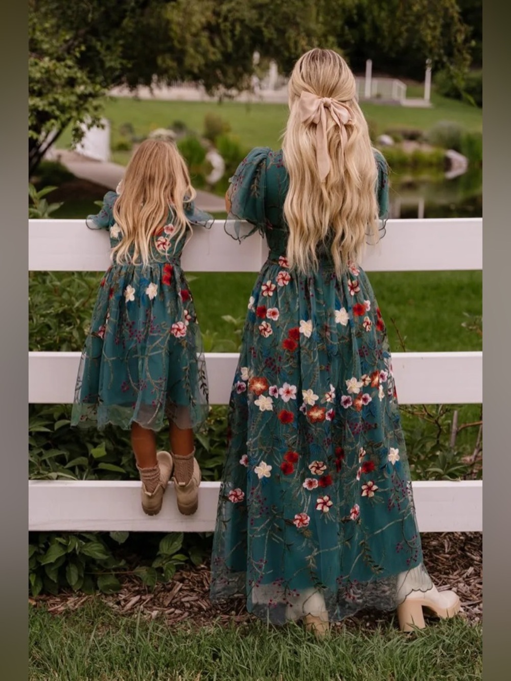 Ivy City Co Flora Dress in Jade - Picture 3 of 5